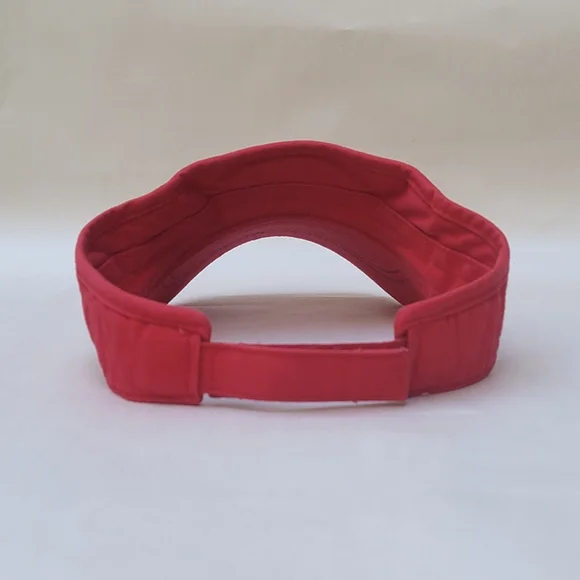 Tommy Hillfiger Jeans 2002 Red Visor Embroidered Spellout & Box Logo Size OS - Picture 5 of 11